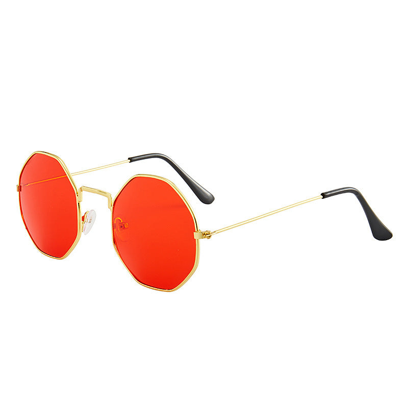 Damen ausgefallene achteckige Sonnenbrille Karnz