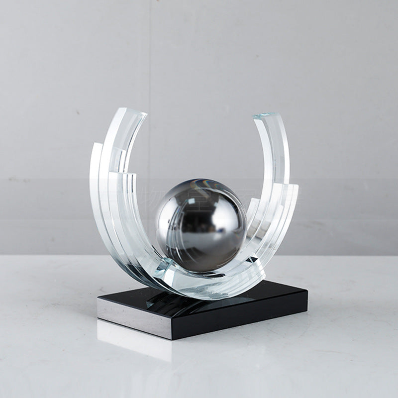 Moderne geometrische abstrakte Skulptur