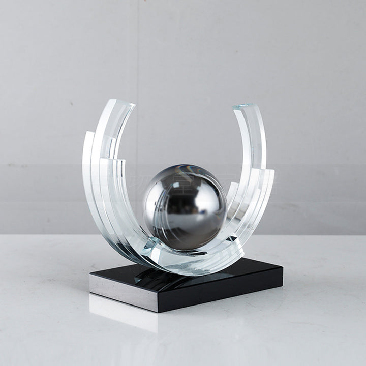 Moderne geometrische abstrakte Skulptur