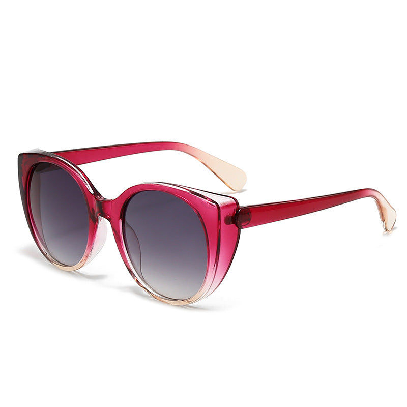 Damen Cat-Eye Sonnenbrille mit hochwertigem Kunststoffrahmen und schützenden Gläsern Karnz