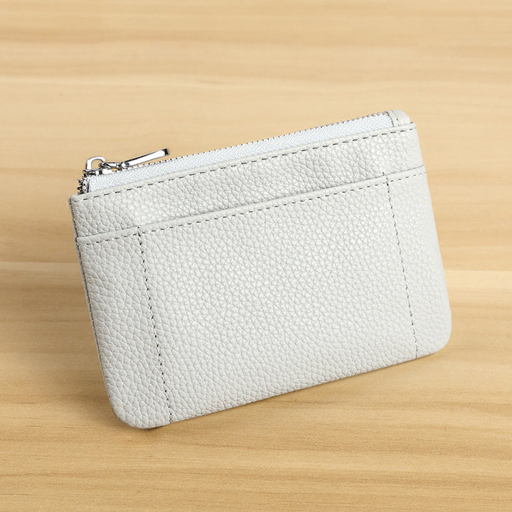 Premium Leder Reißverschluss Tasche