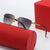 Damen elegante Brille im modernen quadratischen Design Karnz