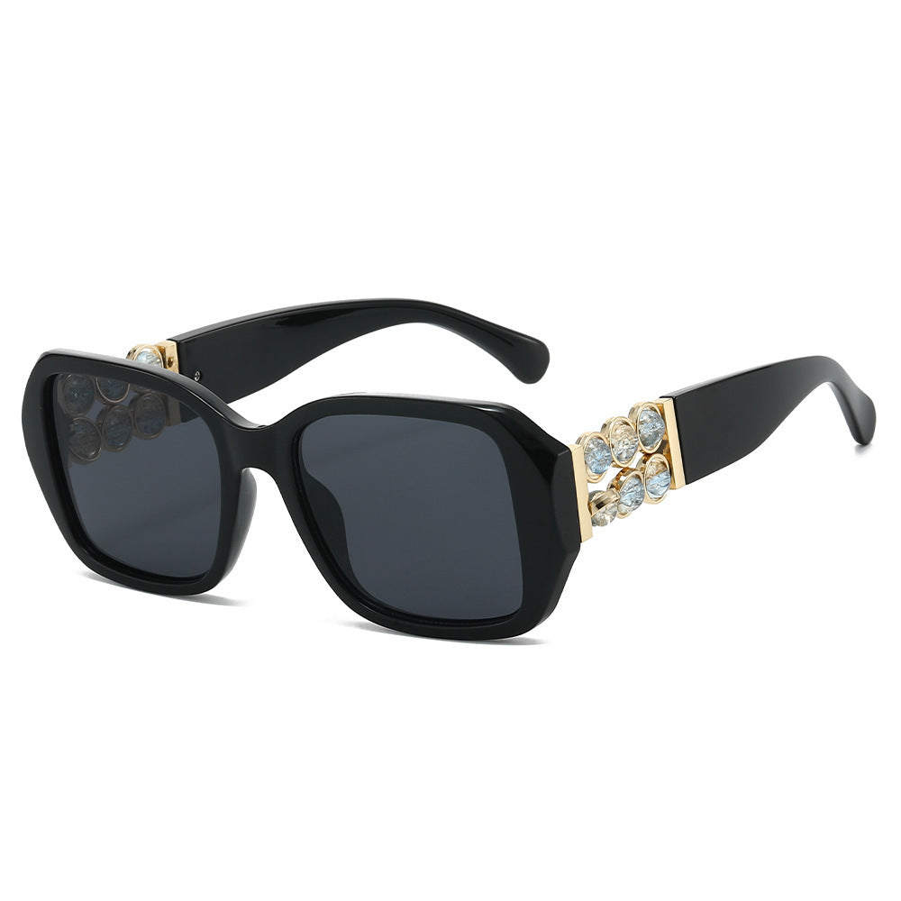 Dekorative Oversized Quadrat Sonnenbrille Karnz