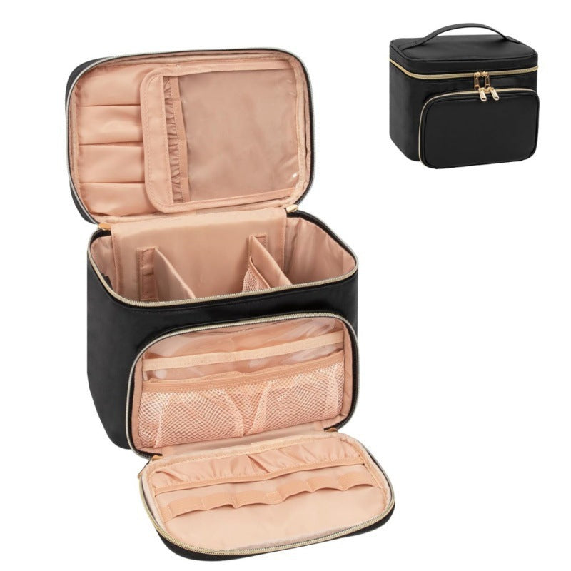 Kosmetik-Organizer Tasche mit Mehrfachen Fächern und Isolierendem Innenraum Karnz