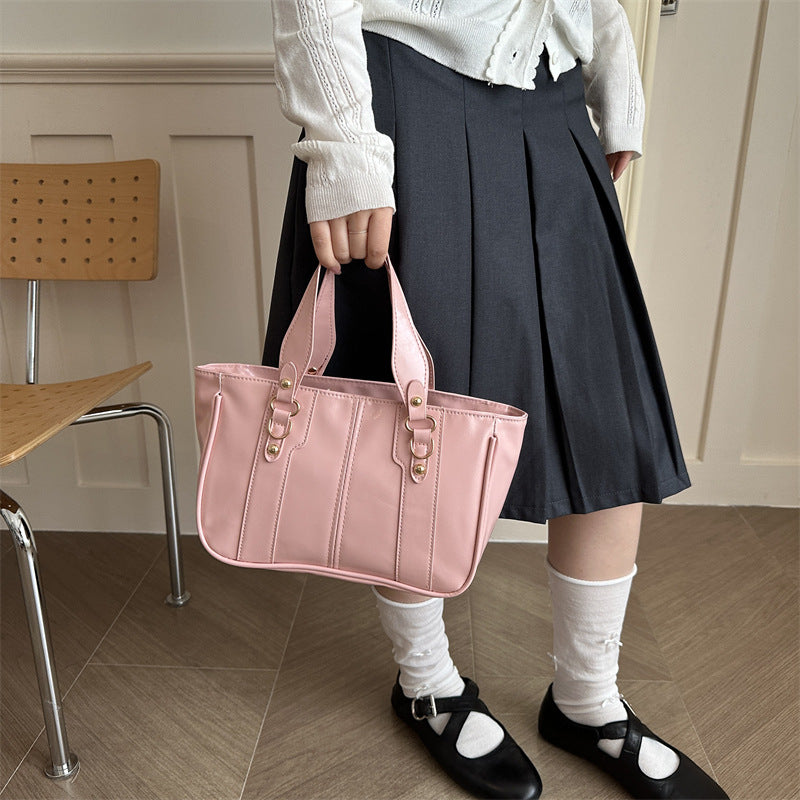 Elegante strukturierte Tote-Handtasche
