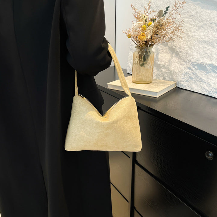 Wildleder Schulter Clutch Tasche