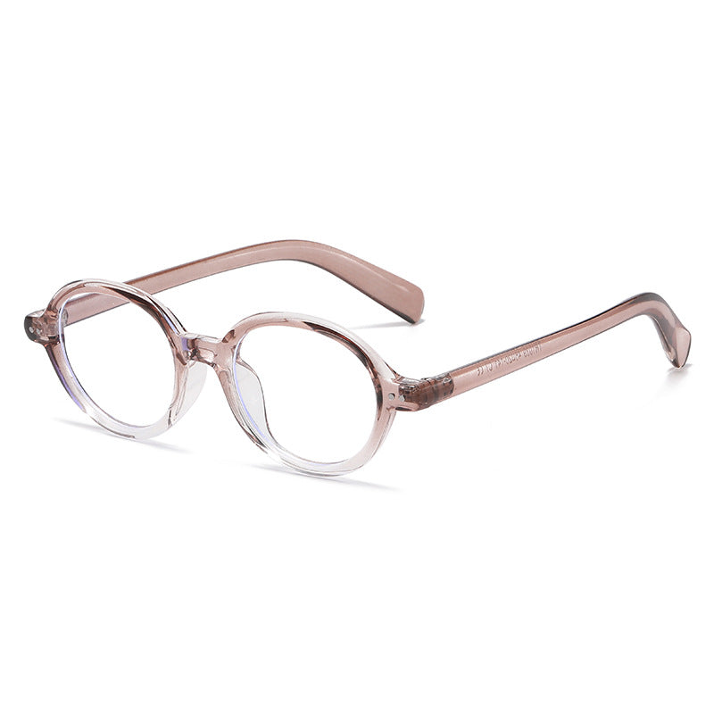 Retro-inspirierte klare Rahmenbrille