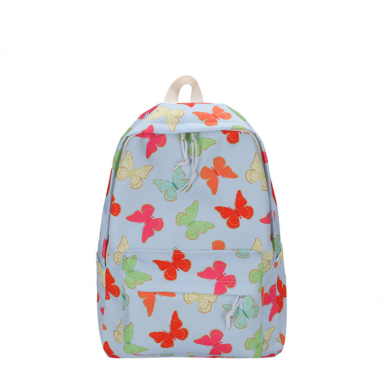 Lebhafte Schmetterlingsmuster-Rucksack Karnz