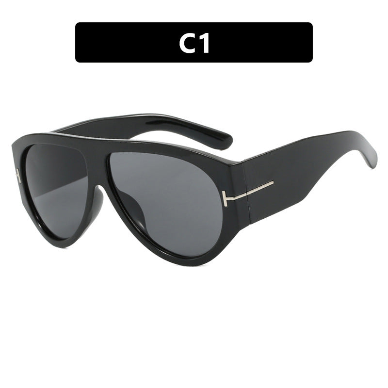 Damen elegante Sonnenbrille im markanten Design Karnz