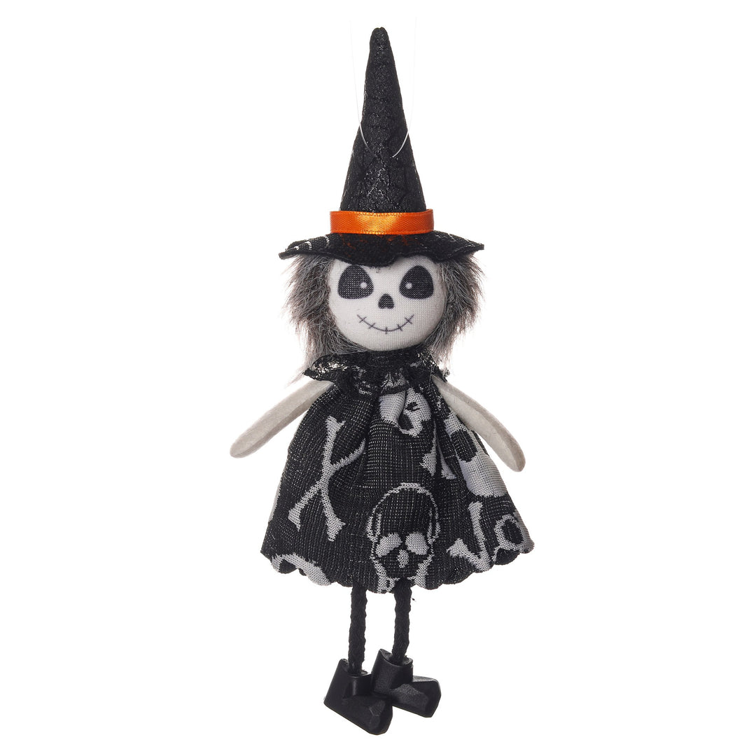 Dekorative Halloween Katze mit Hexenhut