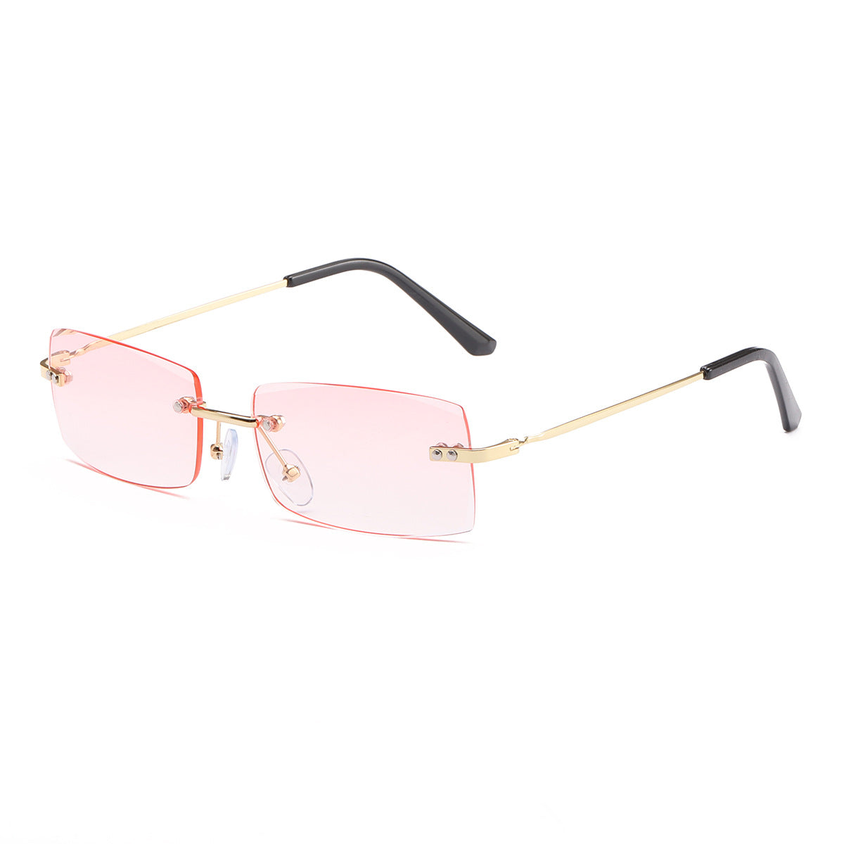 Damen modische Sonnenbrille mit elegantem, filigranen Rahmen Karnz