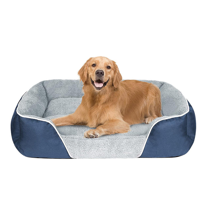 Orthopädisches Hundeloungebett mit erhöhtem Rand Hundebett
