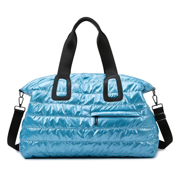 Stylische Puffer-Wochenend-Tasche