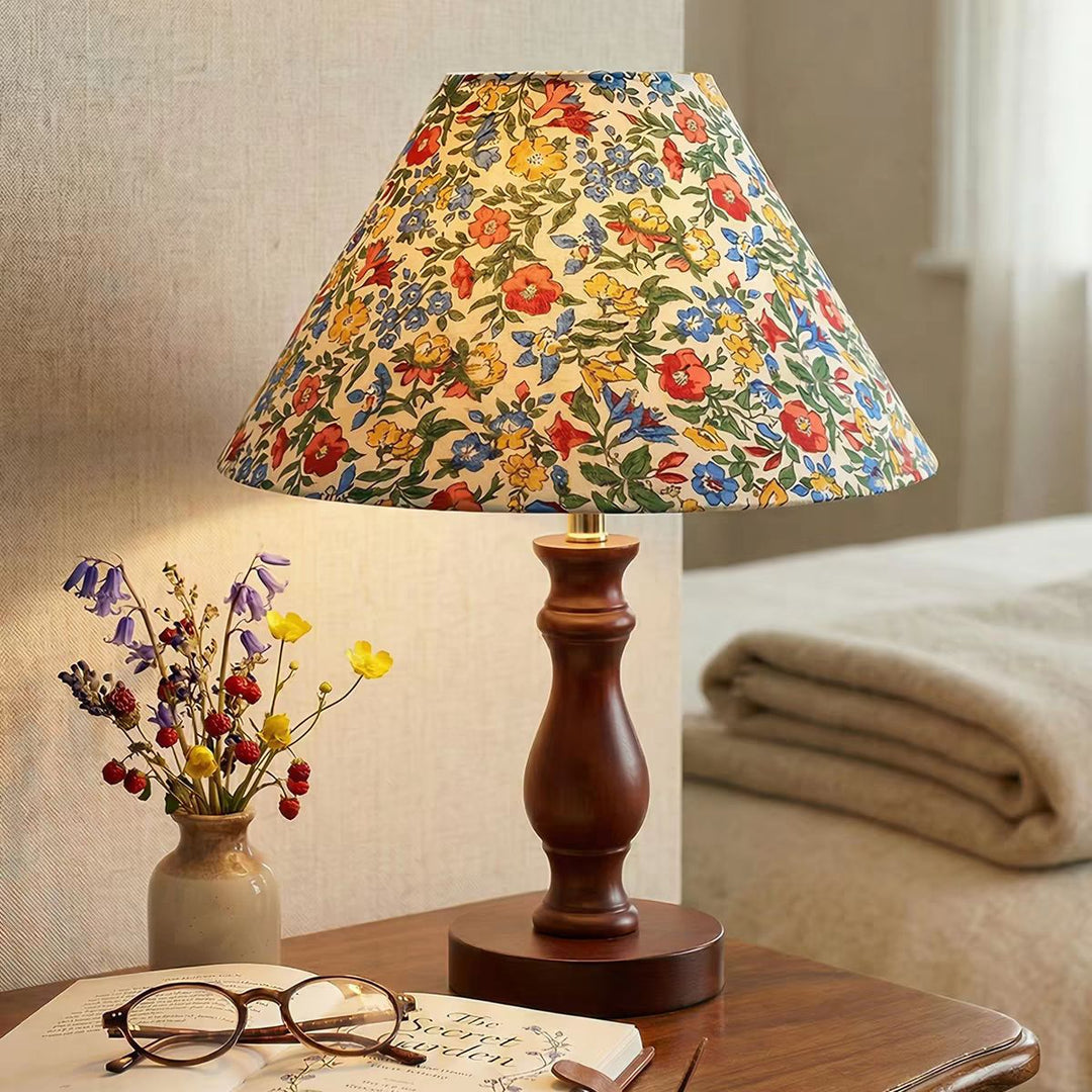 Rustikale Designer-Tischlampe