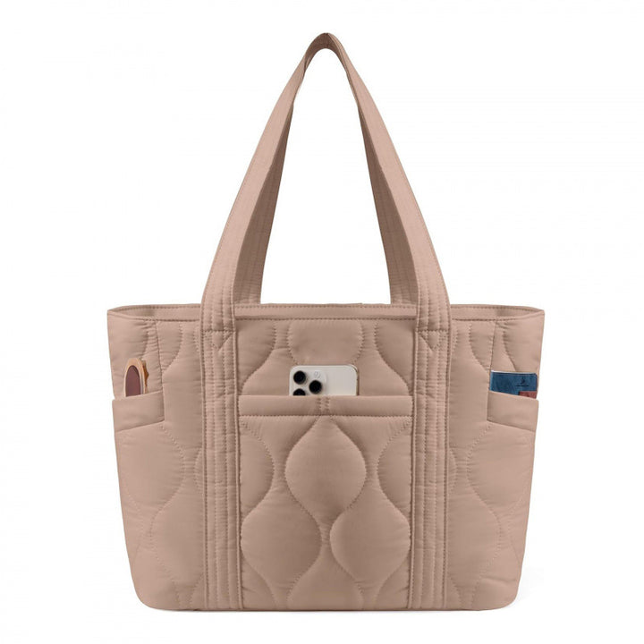 Gepolsterte Alltags-Tasche mit Praktischen Fächern Karnz