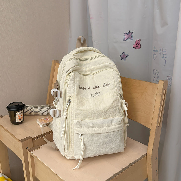 Multi-Taschen Freizeit-Rucksack mit inspirierendem Zitat Karnz