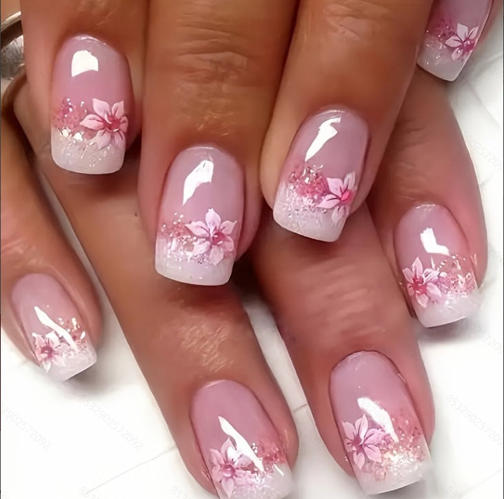 Floral Acryl-Nagelkunst-Verstärkungen Karnz
