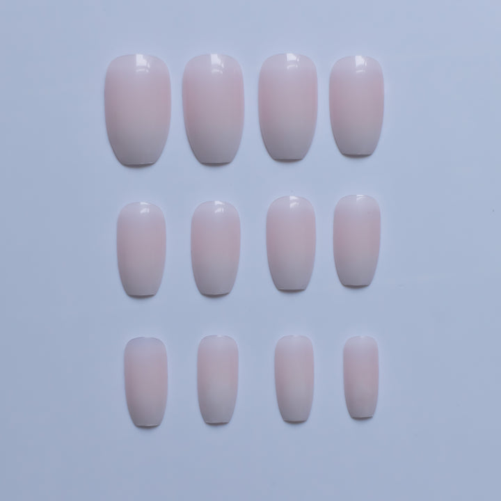 Elegantes Französisches Tipp-Acryl-Nagelkunst-Set