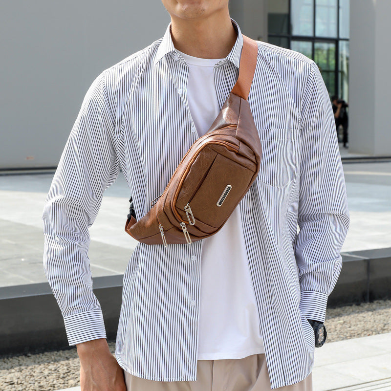 Bequeme Leder Gürteltasche