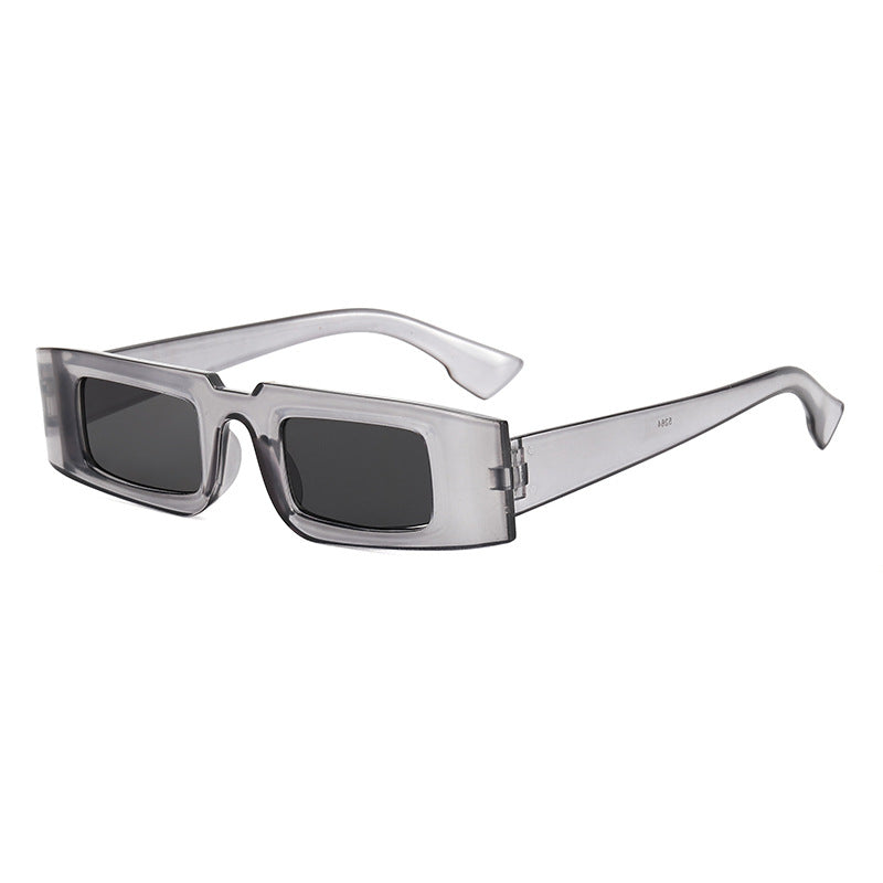 Damen Modische quadratische Sonnenbrille mit animalischem Muster Karnz