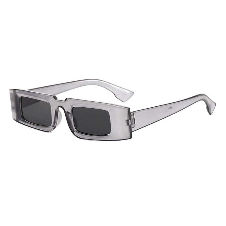 Damen Modische quadratische Sonnenbrille mit animalischem Muster Karnz