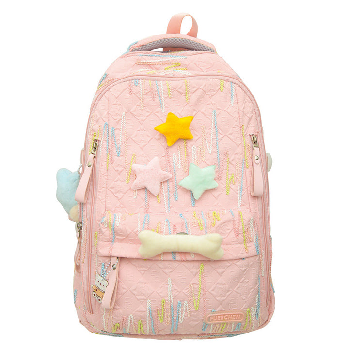 Verspielt Charakter Verziertes Rucksack Karnz