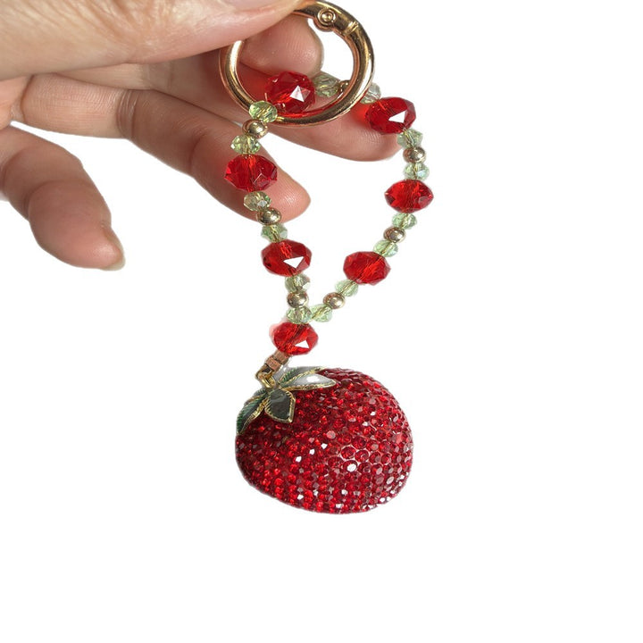 Erdbeer Charm Schlüsselanhänger Halter Karnz