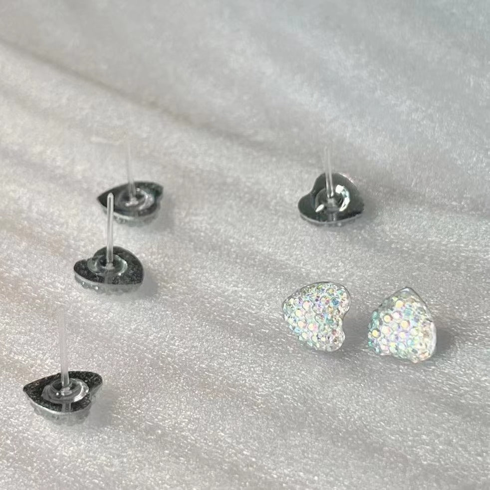 Glitzernde Herzform Schmucksteine Karnz