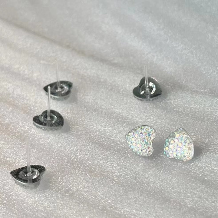 Glitzernde Herzform Schmucksteine Karnz