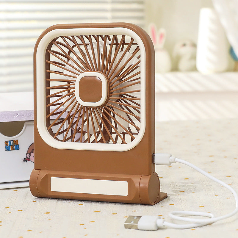 Damen Tragbarer Tischventilator mit USB-Anschluss und flexibler Neigungsfunktion Karnz