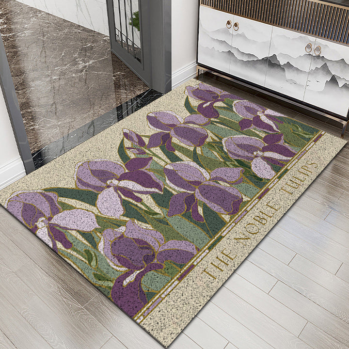 Blumenmuster Eingangsmatte