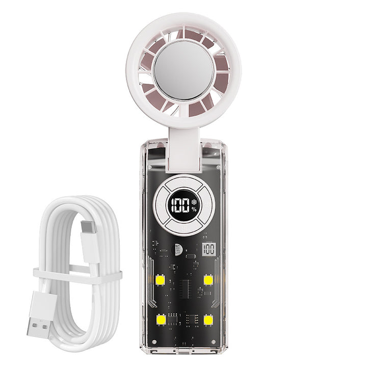 Damen tragbarer Handventilator mit integrierter Powerbank Karnz