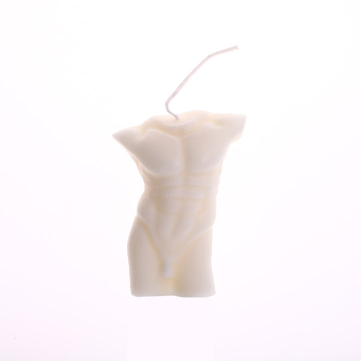 Skulpturaler weiblicher Torso Duftsojawachskerze