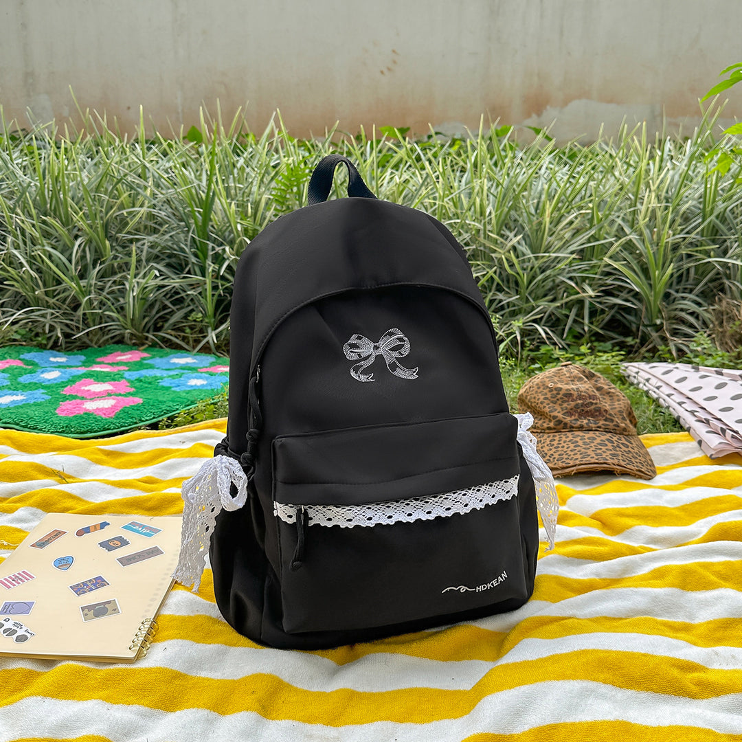 Charmanter mit Schleifen verzierten Rucksack Karnz