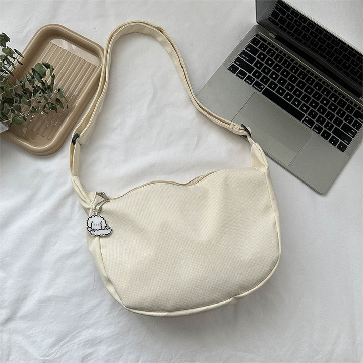 Lässige Stoff Schultertasche