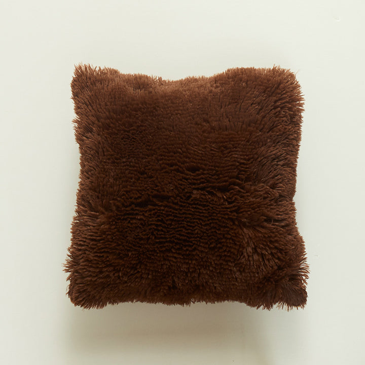 Plüschweiche Textur Dekokissen