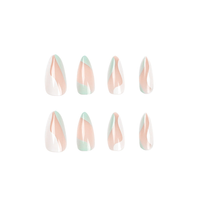 Künstliche Nagelverlängerungen mit stilvollem Design Karnz