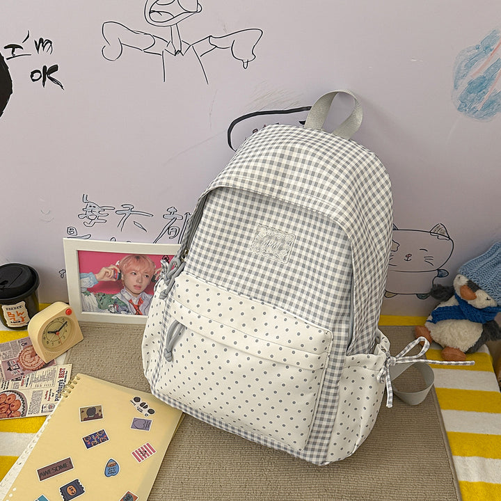 Chic Plaid Rucksack Karnz