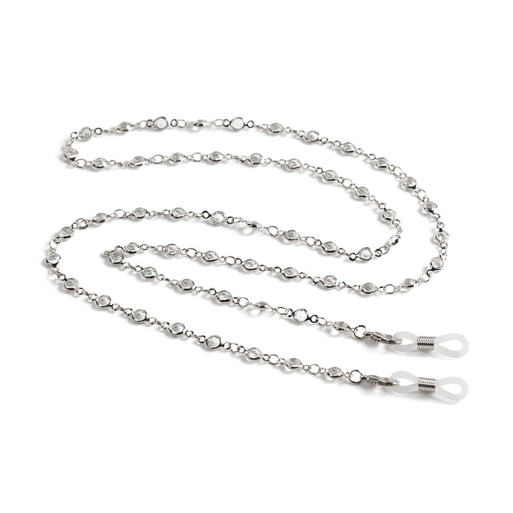 Stylische Edelstein Brillen Kette Karnz
