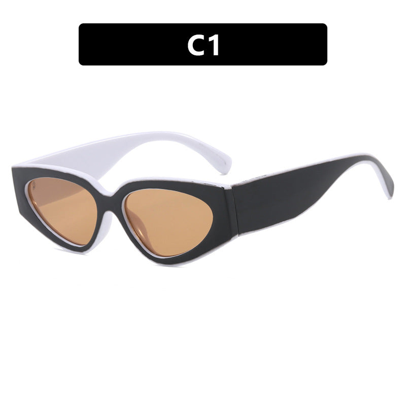 Damen Cat-Eye Sonnenbrille mit extravagantem Design und schützendem UV-Filter Karnz