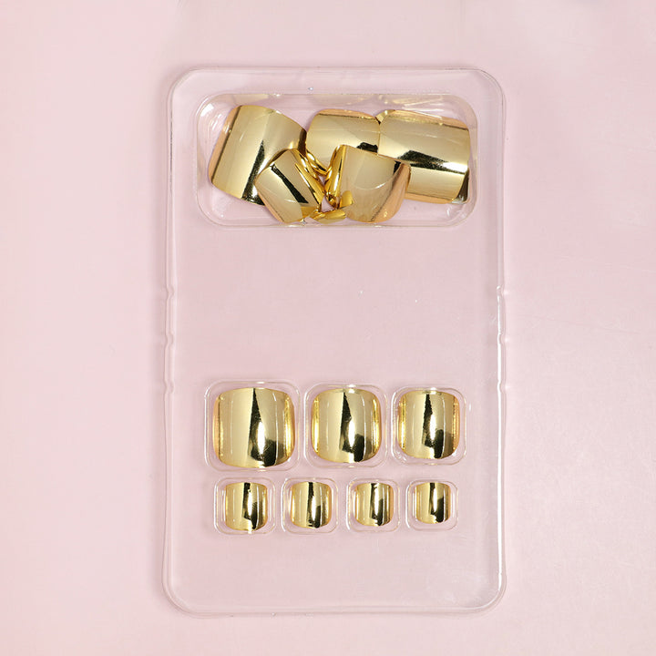 Premium Luxury Metallic Press-On Nail Set Karnz