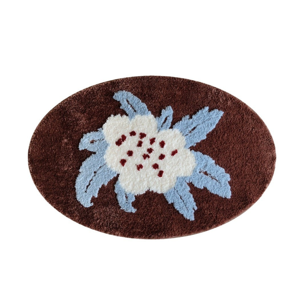 Florale dekorative Teppich Karnz