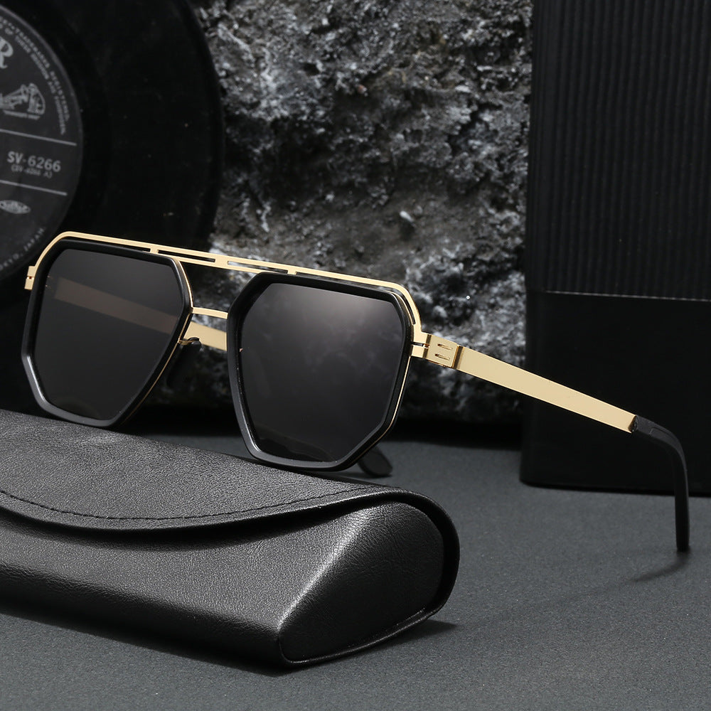 Damen modische octagonale Sonnenbrille mit stilvollem Rahmen Karnz