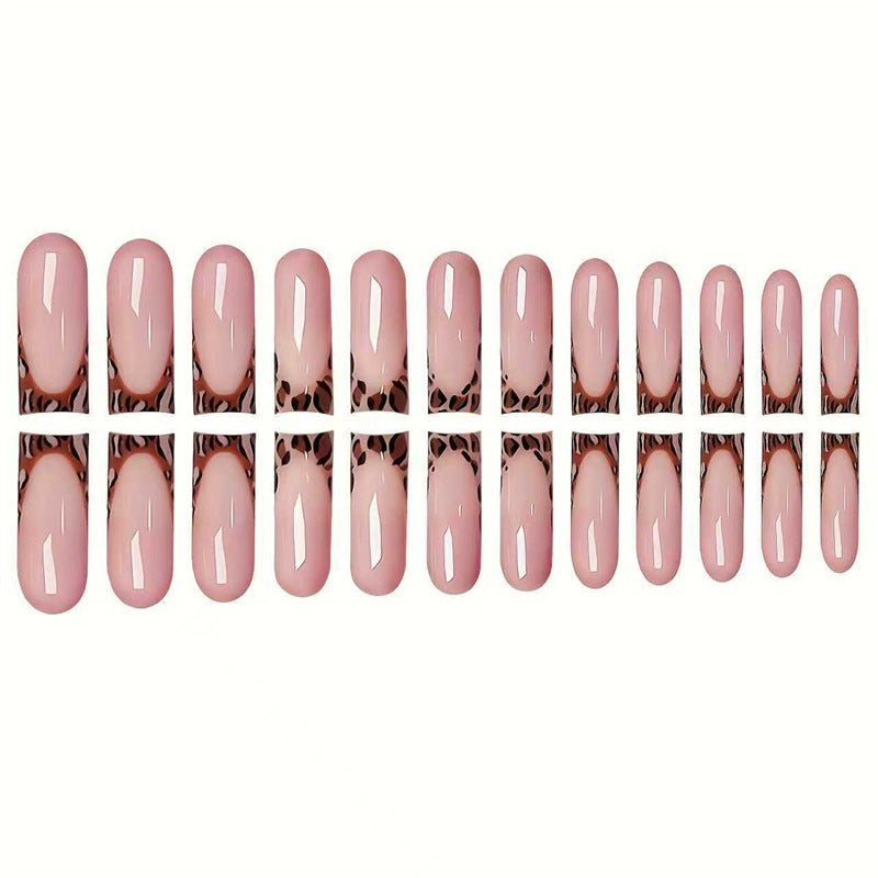 Trendy French Tip Press-On Nail Set Karnz