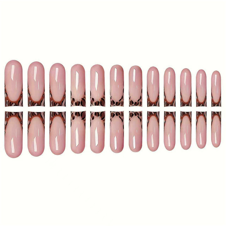 Trendy French Tip Press-On Nail Set Karnz