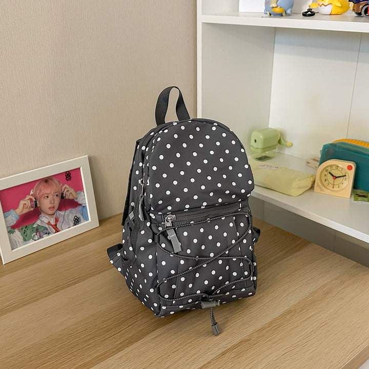 Stylischer Polka-Dots-Rucksack Karnz