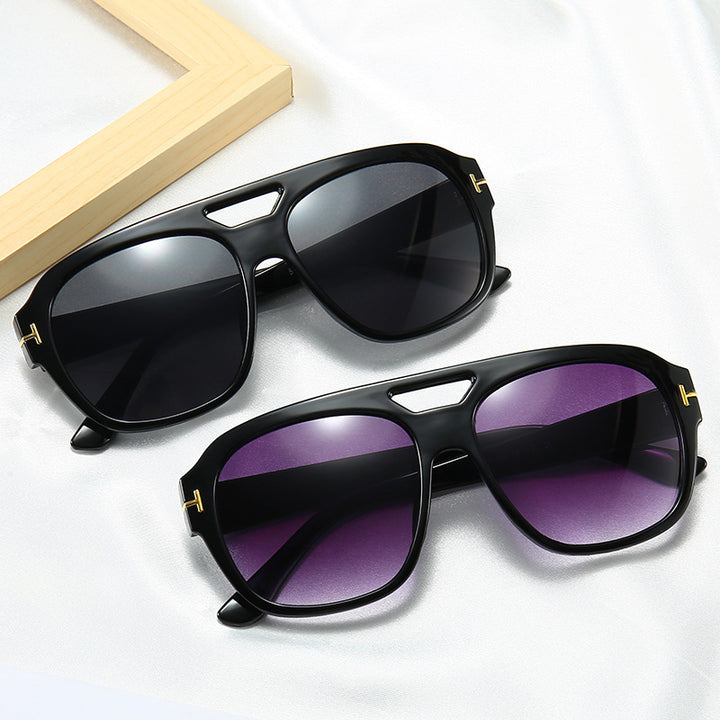 Oversized quadratische Rahmen Sonnenbrille Karnz