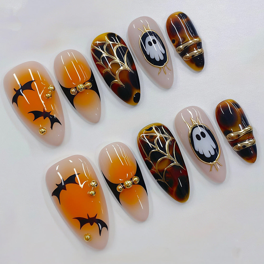 Halloween Dekorative Nagelkunst Karnz