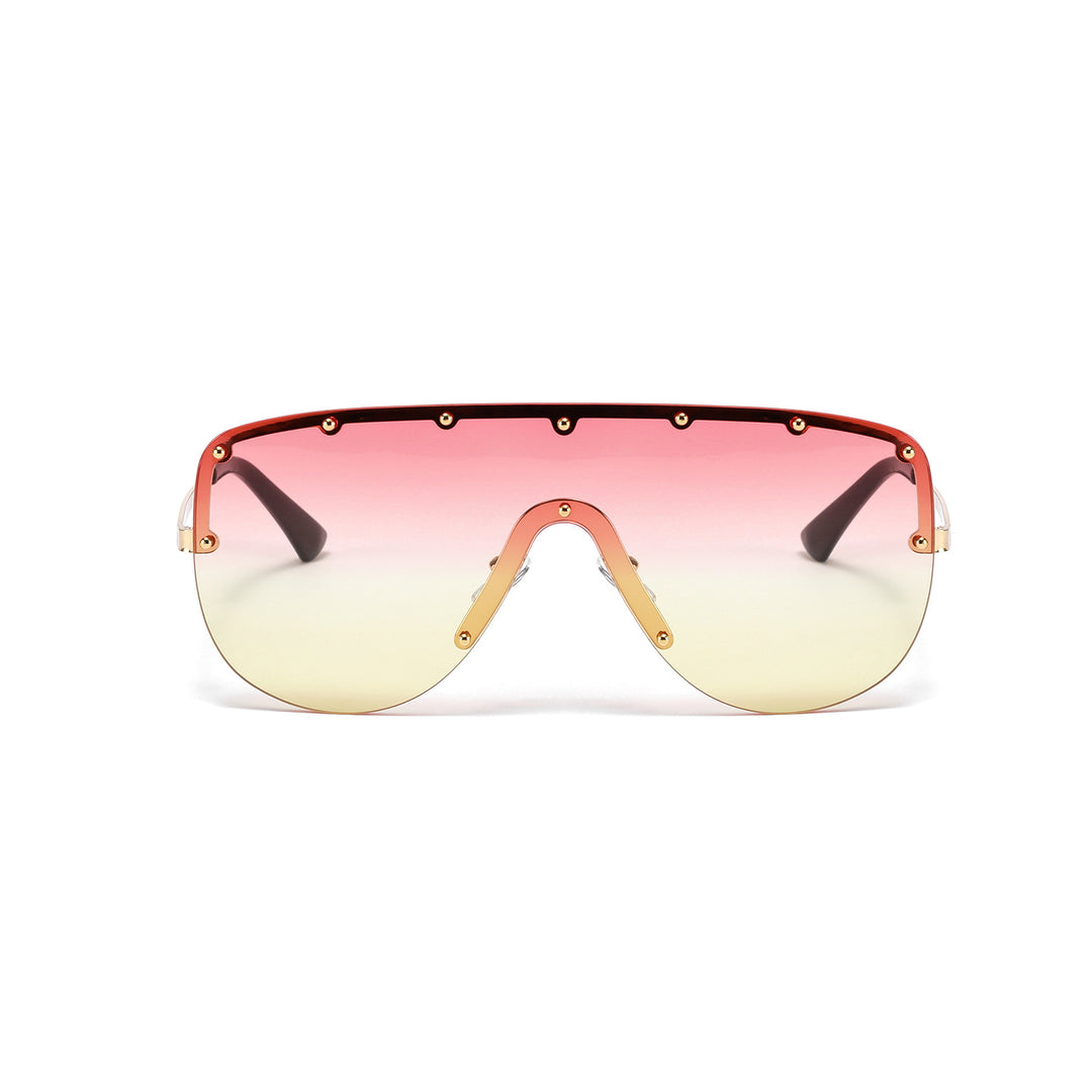 Damen futuristische oversized Sonnenbrille Karnz