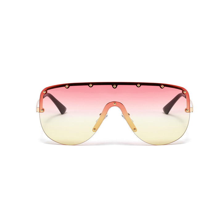 Damen futuristische oversized Sonnenbrille Karnz
